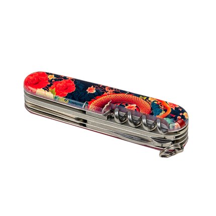 Многофункциональный нож Victorinox Huntsman Zodiac Китайский дракон 1.3713_Z3200p, Принт: Китайский дракон, изображение 3