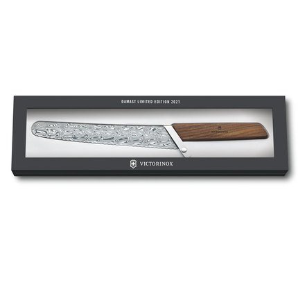 Нож кухонный Victorinox Swiss Modern Bread&Pastry Damast 22см (Lim.Ed. 1884) 6.9070.22WJ21, изображение 3