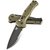 Нож тактический Benchmade Claymore Auto 9070SBK-1, Цвет : Зелёный, Марка стали: CPM-D2, Материал рукояти: Grivory, изображение 2