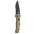Нож тактический Benchmade Claymore Auto 9070SBK-1, Цвет : Зелёный, Марка стали: CPM-D2, Материал рукояти: Grivory, изображение 3