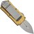 Нож Microtech Exocet Stonewash champagne gold 157-10CG, Цвет : Gold , Марка стали: M390, Материал рукояти: Алюміній, изображение 2