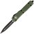 Ніж Microtech UTX-70 Double Edge Black Blade, green 147-1OD