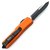 Нож Microtech UTX-85 Drpo Point Black Blade DS полусеррейтор orange (231-2OR), изображение 2