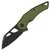 Нож Fox Atrax olive (FE-026 AOD), Цвет : Зелёный, Марка стали: 9Cr13, Материал рукояти: Алюміній
