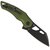 Нож Fox Atrax olive (FE-026 AOD), Цвет : Зелёный, Марка стали: 9Cr13, Материал рукояти: Алюміній, изображение 3