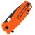 Ніж Fox Core orange (FX-604 OR), Колір: Помаранчевий, Марка сталі: N690Co, Матеріал рукояті: FRN (Fiberglass Reinforced Nylon), зображення 2