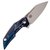 Нож Fox Phoenix синий (FX-531TIBL), Цвет : Синий, Марка стали: M390, Материал рукояти: Титан