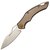 Нож Fox Sparrow bronze (FE-031), Цвет : Бронзовый, Марка стали: 9Cr13, Материал рукояти: Алюміній