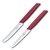 Набір кухонний Victorinox Swiss Modern Paring Set 2шт з крас. ручками (2 ножі) Berry (Lim.Ed. 2022) 6.9096.2L4