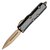Кишеньковий ніж Microtech Daytona Double Edge Bronze CF Inlay (126-13CFIS)
