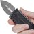 Кишеньковий ніж Microtech Exocet Double Edge Stonewash Distressed black (157-10DBK), Колір: Чорний, зображення 5