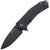 Карманный нож Lionsteel KUR Black (KUR BBK), Покрытие клинка: BSW (Black Stonewash), Цвет : Чёрный
