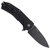 Карманный нож Lionsteel KUR Black (KUR BBK), Покрытие клинка: BSW (Black Stonewash), Цвет : Чёрный, изображение 2