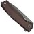 Карманный нож Lionsteel Myto brown (MT01A EB), Покрытие клинка: Black Stonewashed, Цвет : Коричневый, изображение 3