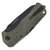 Карманный нож Lionsteel TM1 Canvas Black Blade green (TM1B CVG), Покрытие клинка: Black, изображение 4