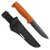 Нож тактический Peltonen M07 Ranger Knife Orange Handle (teflon, composite) FJP133, Покрытие клинка: Black PTFE (Teflon), Цвет : Оранжевый, изображение 2