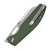 Карманный нож CJRB Ekko Micarta green (J1929B-MGN), Покрытие клинка: SW (Stonewash), Цвет : Зелёный, Материал рукояти: Мікарта, изображение 3
