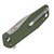 Карманный нож CJRB Riff SW Micarta green (J1928-MGN), Покрытие клинка: SW (Stonewash), Цвет : Зелёный, изображение 3