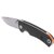 Нож туристический SOG Tellus ATK, Black/Blaze Orange (11-06-02-43), Покрытие клинка: SW (Stonewash), Цвет : Black/Orange, изображение 5