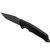 Нож туристический SOG Trident FX Blackout/Straight Edge (17-12-01-57), Цвет : Black, Тип режущей кромки: Гладкое лезвие, изображение 3