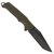 Нож туристический SOG Trident FX OD Green/Straight Edge (17-12-03-57), Цвет : Зелёный, Тип режущей кромки: Гладкое лезвие
