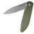 Карманный нож Sencut Bocll зеленый S22019-4, Покрытие клинка: SW (Stonewash), Цвет : Зелёный, Материал рукояти: G-10, изображение 6