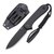 Нож туристический Civivi Fixed Blade Elementum черный C2105A, Покрытие клинка: Black, Материал рукояти: G-10, изображение 4