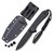 Нож туристический Civivi Fixed Blade Elementum черный C2105A, Покрытие клинка: Black, Материал рукояти: G-10, изображение 5