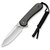 Нож туристический Civivi Fixed Blade Elementum черный C2105B, Покрытие клинка: SW (Stonewash), Материал рукояти: Мікарта