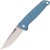 Нож туристический SOG Adventurer LB, Nordic Blue/Satin (13-11-03-43), Покрытие клинка: Satin, Цвет : Blue/Satin