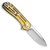 Карманный нож Civivi Elementum золотой C907A-4, Покрытие клинка: Satin, Цвет : Gold , изображение 2