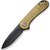 Карманный нож Civivi Elementum золотой C907A-5, Покрытие клинка: BSW (Black Stonewash), Цвет : Gold 