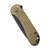 Карманный нож Civivi Elementum золотой C907A-5, Покрытие клинка: BSW (Black Stonewash), Цвет : Gold , изображение 5
