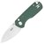 Маленький складной нож Firebird FH925-GB сине-зеленый, Цвет : Green, Материал рукояти: G-10