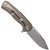 Карманный нож Lionsteel ROK Titanium Bronzo (ROK B), Покрытие клинка: Satin, Цвет : Bronzo, изображение 2