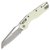 Кишеньковий ніж Microtech MSI Appocalyptic FS White (210T-12APPMWH), Покриття клинка: Apocalyptic, Колір: White