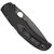 Кишеньковий ніж Spyderco Native Chief Black Blade (C244PSBBK), Покриття клинка: DLC, Колір: Black, Тип ріжучої кромки: Напівсеррейтор, зображення 4