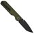 Карманный нож CJRB Nova Green PVD (J1937-BGN), Покрытие клинка: Black PVD Coating, Цвет : Green, изображение 2