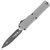 Нож армейский (военный) Microtech Combat Troodon Gen III Double Edge Black Blade Natural Clear (1142-1NC), Покрытие клинка: Black, Цвет : Natural Clear