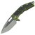 Кишеньковий ніж Heretic Medusa Tanto Battleworn MagnaCut Aluminum Green (H009-5A-GRN)