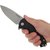 Кишеньковий ніж Lionsteel Kur G10 Black (KUR BK), Покриття клинка: SW (Stonewash), Колір: Чорний, Матеріал рукояті: G-10, зображення 5