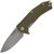 Кишеньковий ніж Lionsteel Kur G10 Green (KUR GR), Покриття клинка: SW (Stonewash), Колір: Зелений, Матеріал рукояті: G-10
