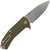 Кишеньковий ніж Lionsteel Kur G10 Green (KUR GR), Покриття клинка: SW (Stonewash), Колір: Зелений, Матеріал рукояті: G-10, зображення 2