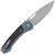 Кишеньковий ніж Lionsteel Twain Titanium Blue (TW BL CF), Колір: Blue, зображення 2