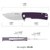 Нож туристический Ganzo G769-PL фиолетовый, Цвет : Violet, изображение 4