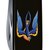 Многофункциональный нож Victorinox Spartan Ukraine Трезубец-Ласточка черный 1.3603.3_T1230u, Цвет : Black, изображение 3