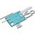 Карта-мультитул Victorinox Swisscard Nailcare 0.7240.T21, Цвет: Голубой