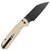 Кишеньковий ніж CJRB Pyrite Light Large Black Blade desert (J1945L-BDE), зображення 2