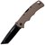 Карманный нож Cold Steel 3" Verdict, Tanto, AUS10A, FDE (CS-FL-C3T10AFDE), Цвет : Песочный