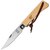 Ніж туристичний Main Knives "Workers line" Clip Point Beech Wood PU Loop Light Brown (1150)